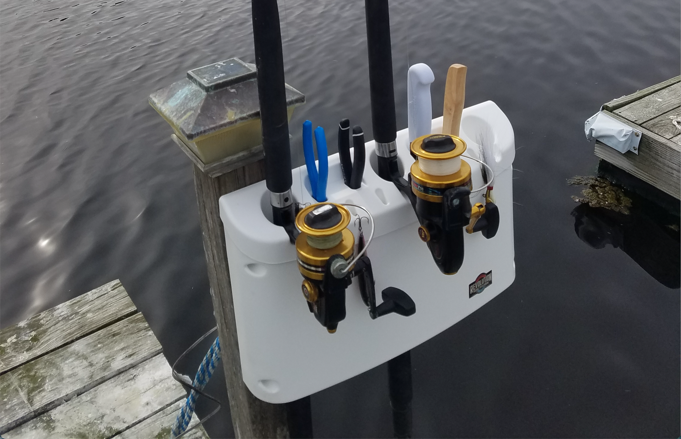 pvc fishing rod holder for dock RPD LUNA 3X PRO SERIES ROD HOLDER
